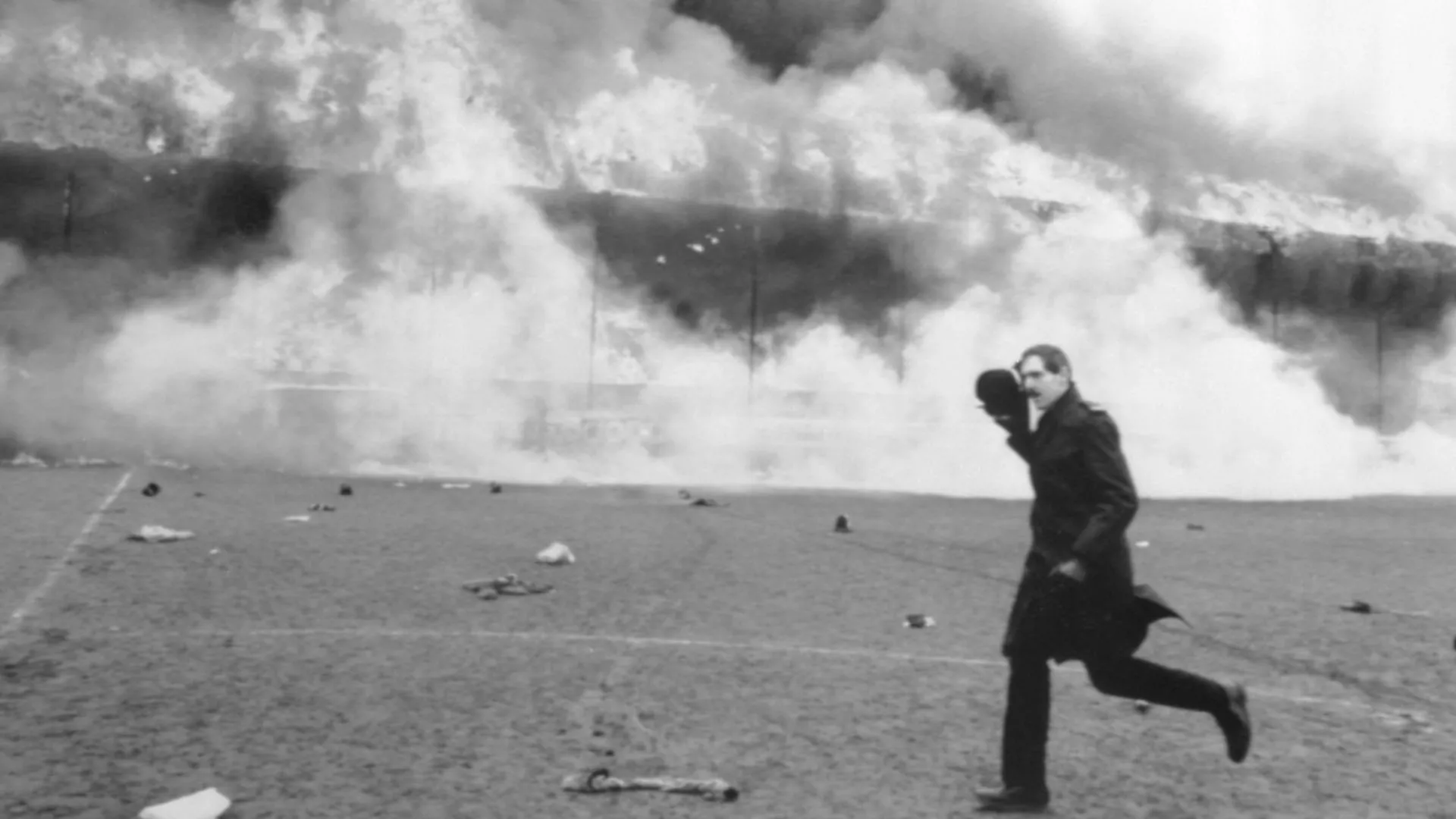 Il forte vento fu determinante nell'espansione dell'incendio
