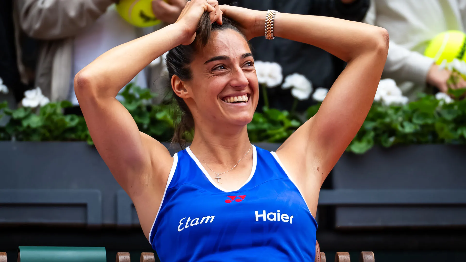 "Mi sono battuta fino alla fine, mi sono divertita molto. Sapevo anche che questo sarebbe stato il mio ultimo Roland-Garros"
