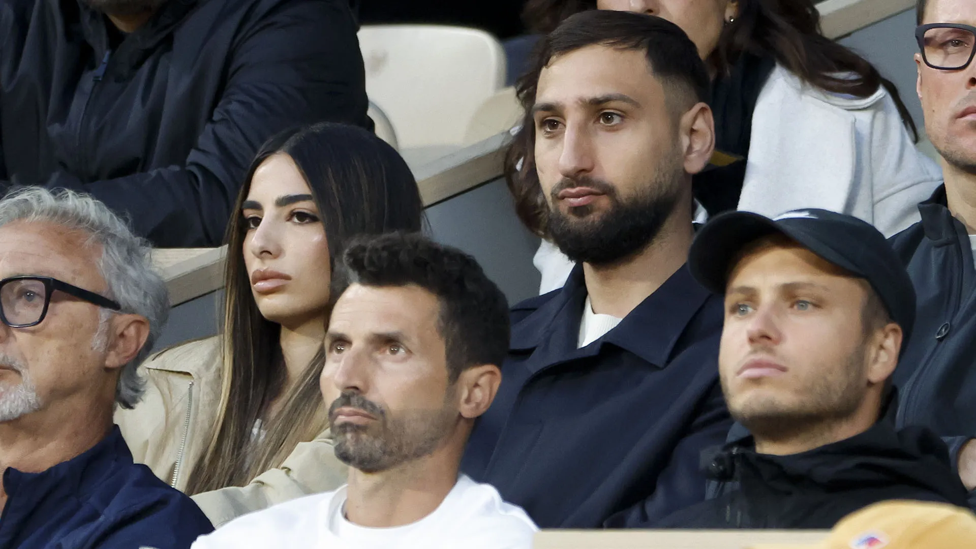 Le stelle della squadra campione di Francia hanno rubato la scena durante le partite del famoso torneo di tennis