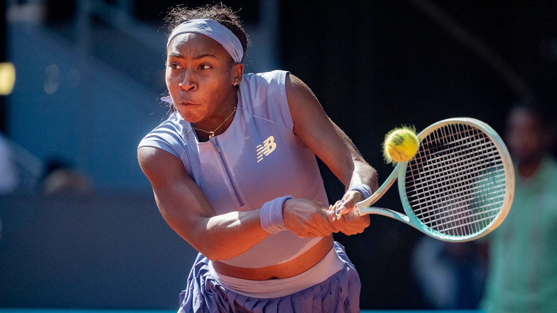 La campionessa è stata abile a sfruttare le difficoltà dell'avversaria
