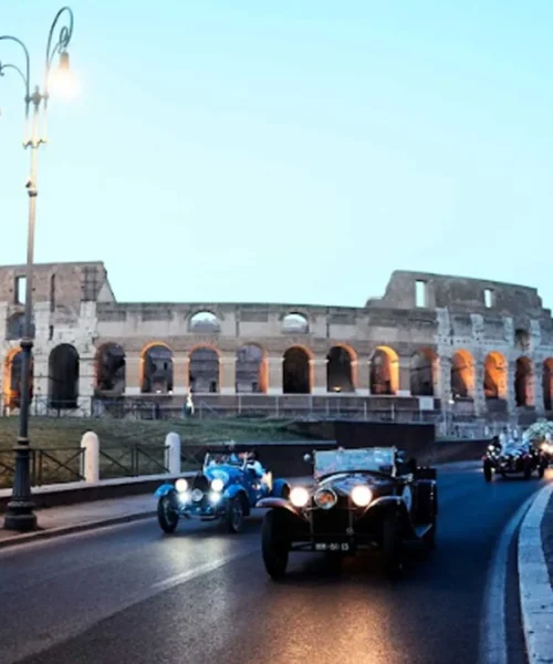 La 1000 Miglia prepara il grande spettacolo e già incanta a Roma