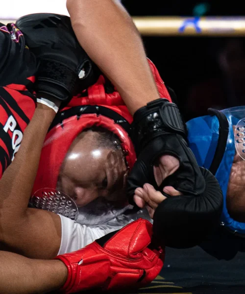 Poliziotti che si prendono a pugni: le foto del Cops Combat