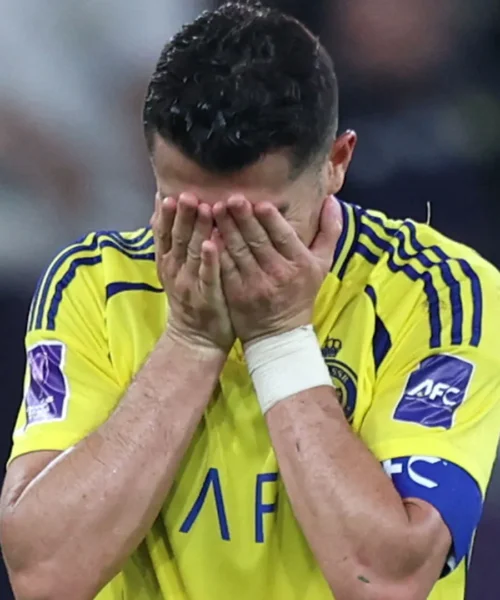 Delusione enorme per Cristiano Ronaldo: le foto di una serata da dimenticare