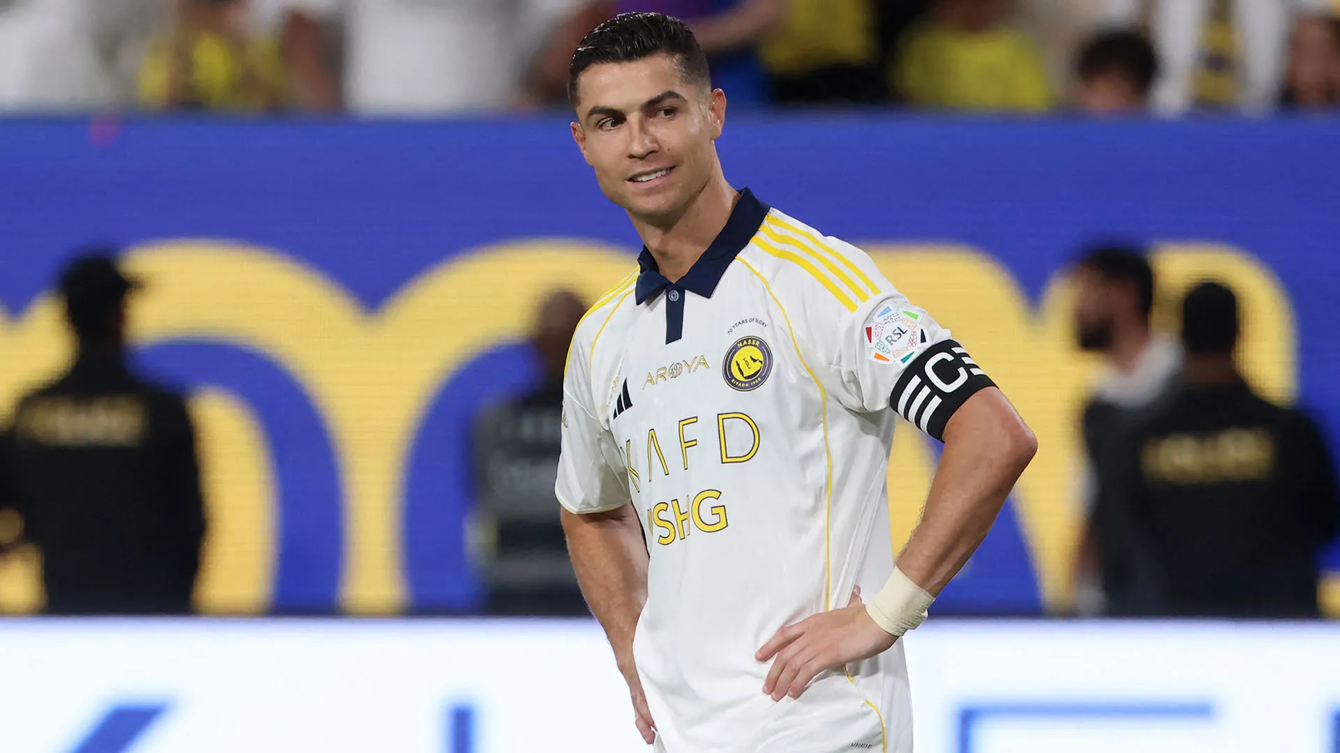 Ronaldo ha spiazzato il portiere, ma ha spedito la palla a lato