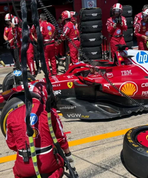 Ferrari in pista al Mugello: nuova sospensione verso Spa