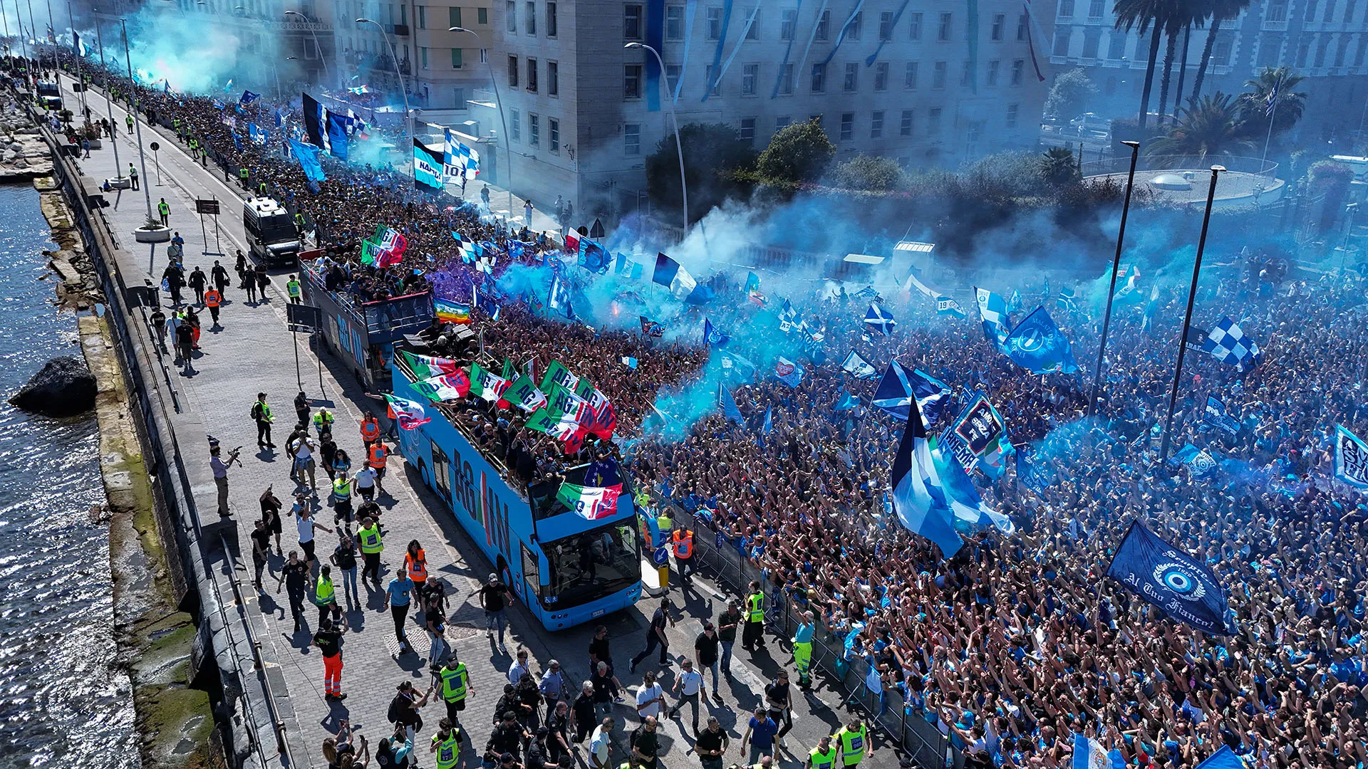 200'000 persone per festeggiare lo Scudetto del Napoli
