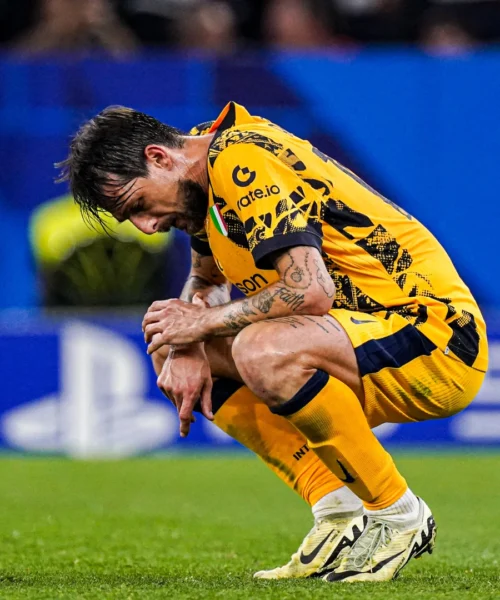 Inter, dal sogno Champions a una sconfitta da record: le lacrime di Francesco Acerbi
