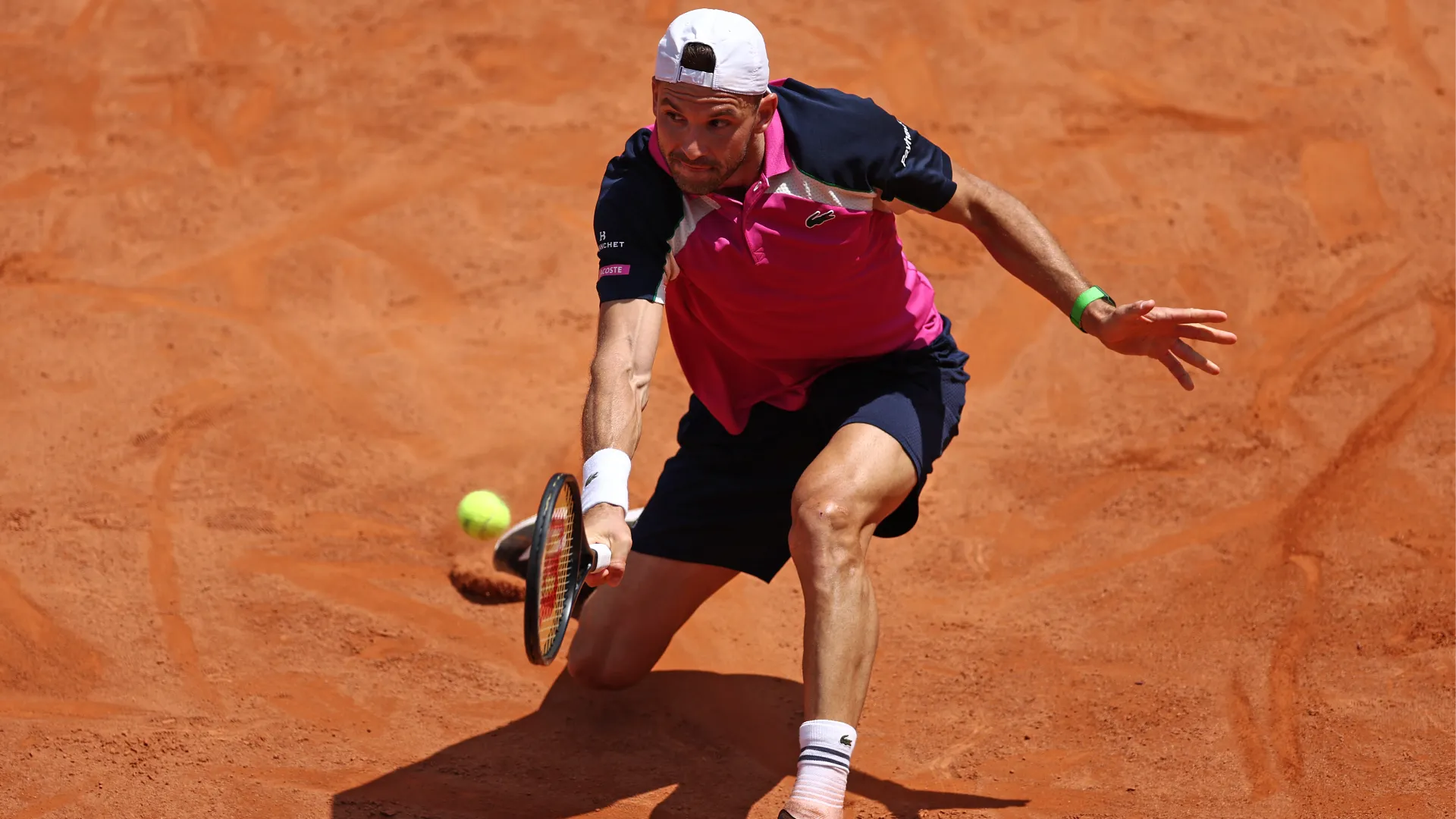 Evidentemente il tennista bulgaro era frustrato dal risultato