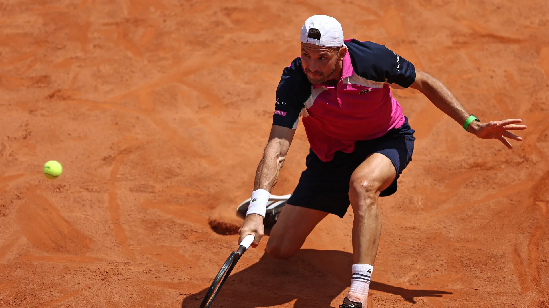 Reazione totalmente fuori controllo quella di Grigor Dimitrov
