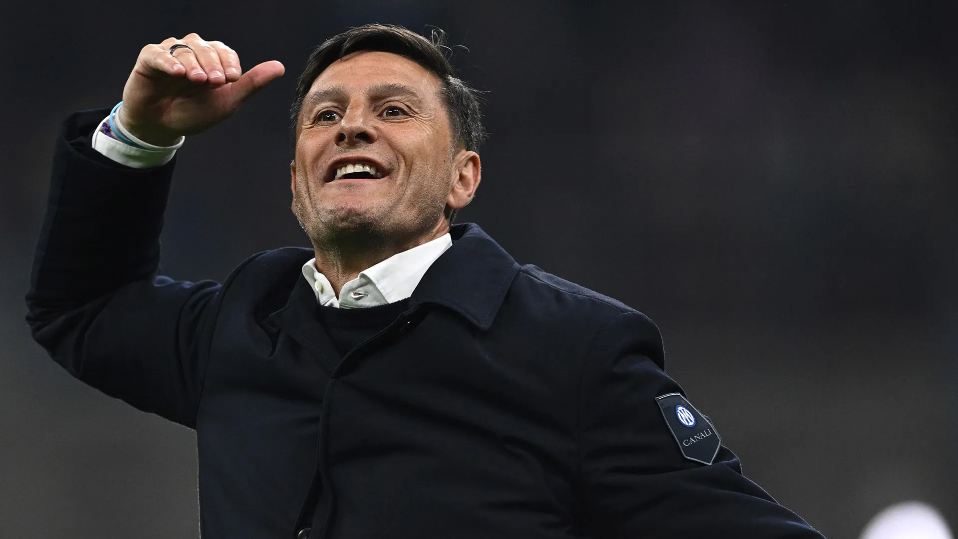 Anche il vicepresidente Zanetti non ha nascosto la sua gioia