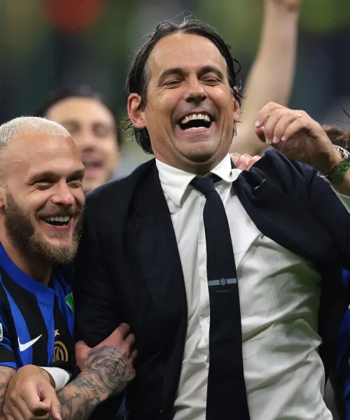 Rivivi la gioia Inter: Inzaghi trasfigurato, Frattesi esulta troppo e sta male. Foto