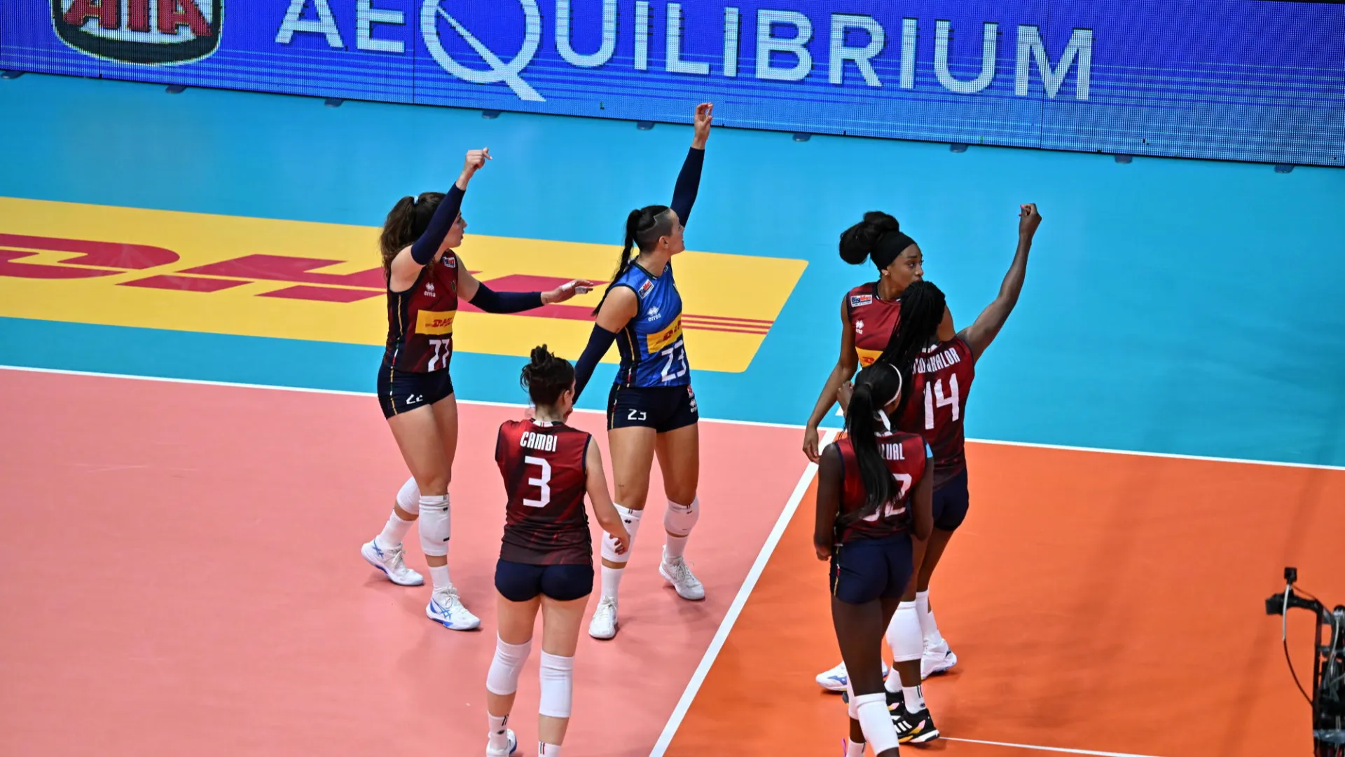 "Sono super contenta di aver vinto soprattutto davanti questo PalaPanini che oggi è stato davvero impressionante. è stata una bellissima partita e speriamo di giocare così anche domani"