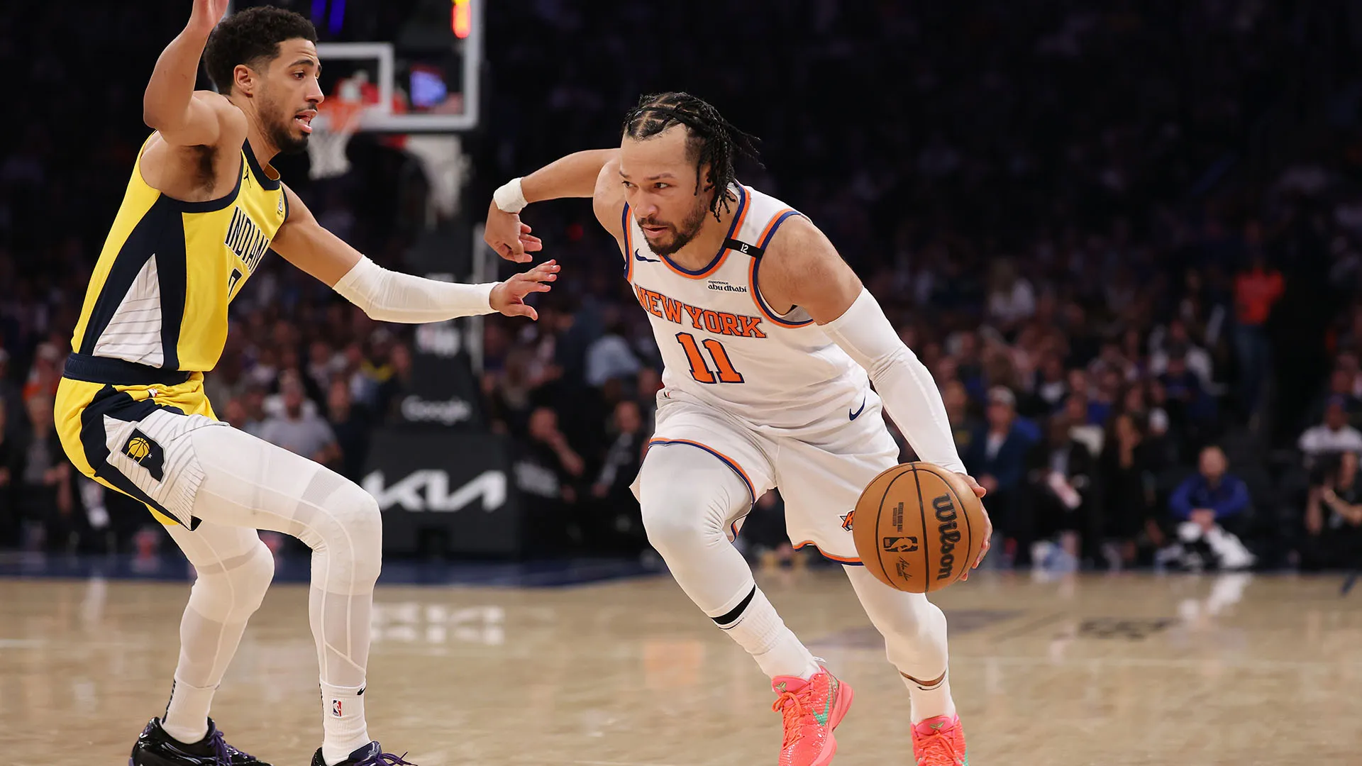 Il campione dei New York Knicks ha trascinato alla vittoria la sua squadra contro gli Indiana Pacers