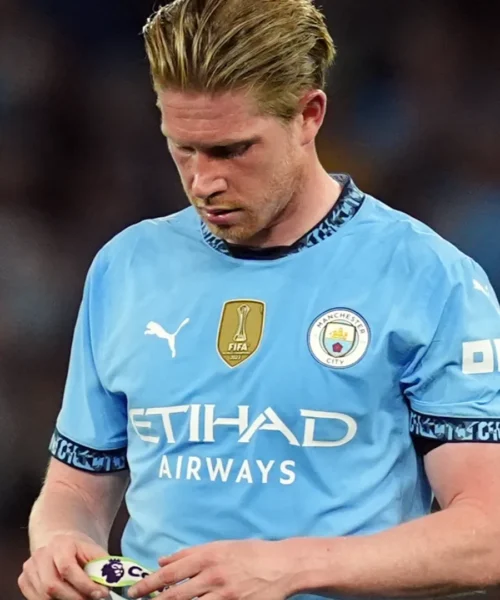 Kevin De Bruyne in lacrime contro il Bournemouth: le foto