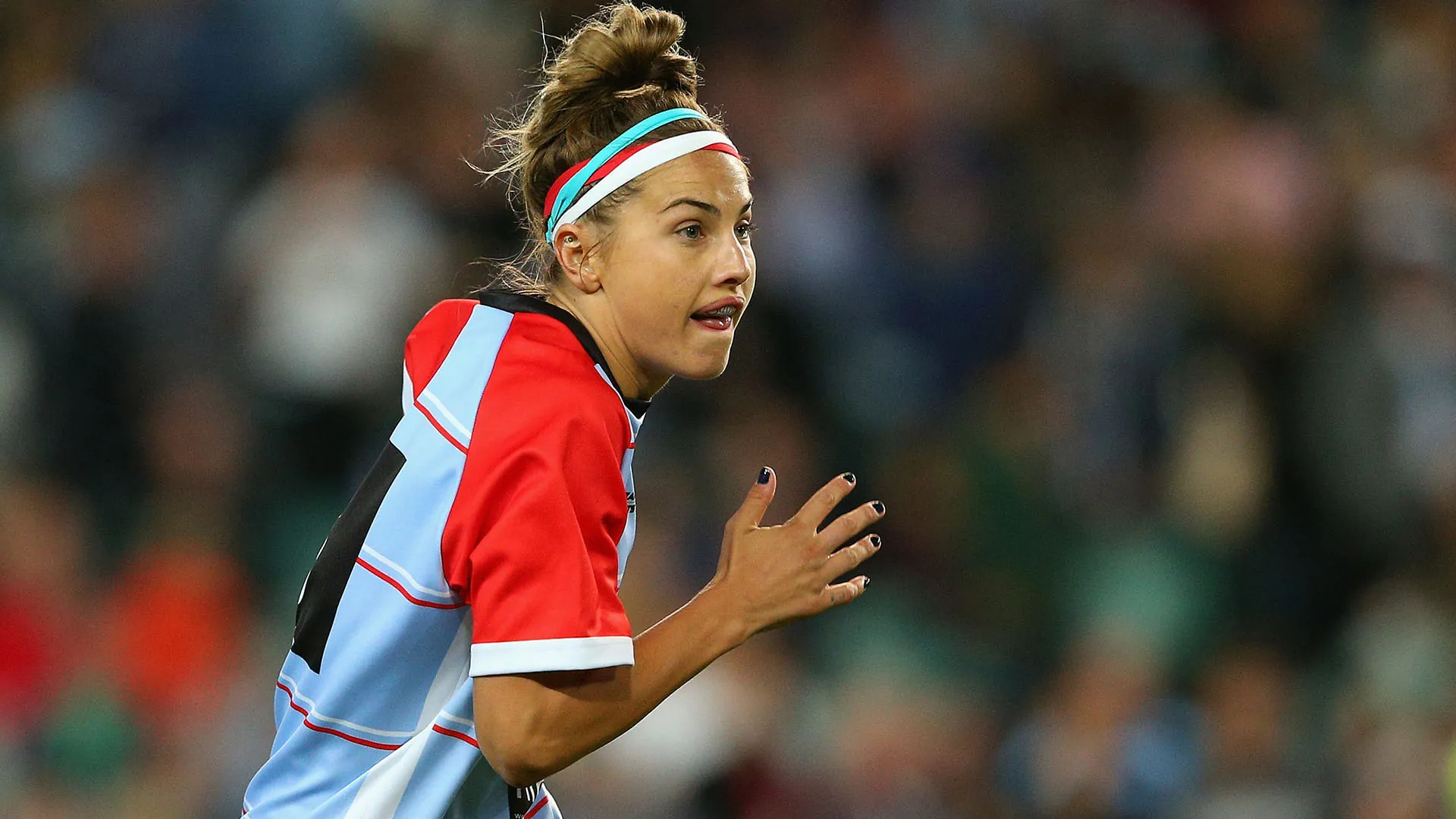 Si è anche cimentata nel rugby per alcune partite