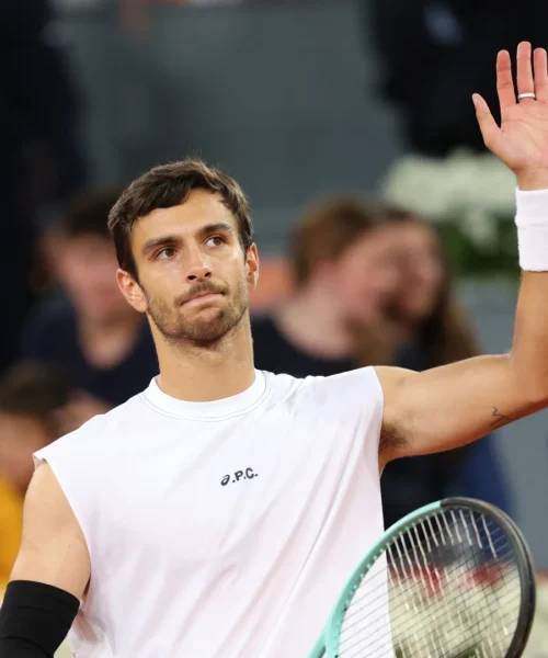 A Madrid Lorenzo Musetti pronto a giocarsela con Jack Draper