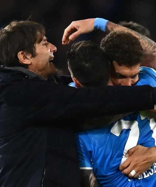 Scudetto Napoli, Giovanni Di Lorenzo ringrazia Antonio Conte