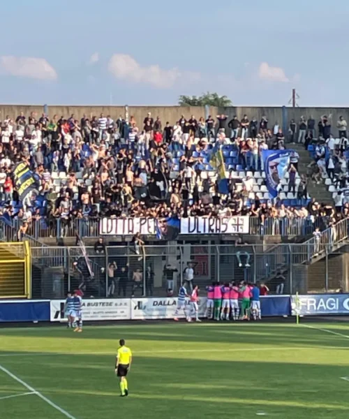 Playout Serie C, alla Pro Patria basta Ferri: battuta la Pro Vercelli