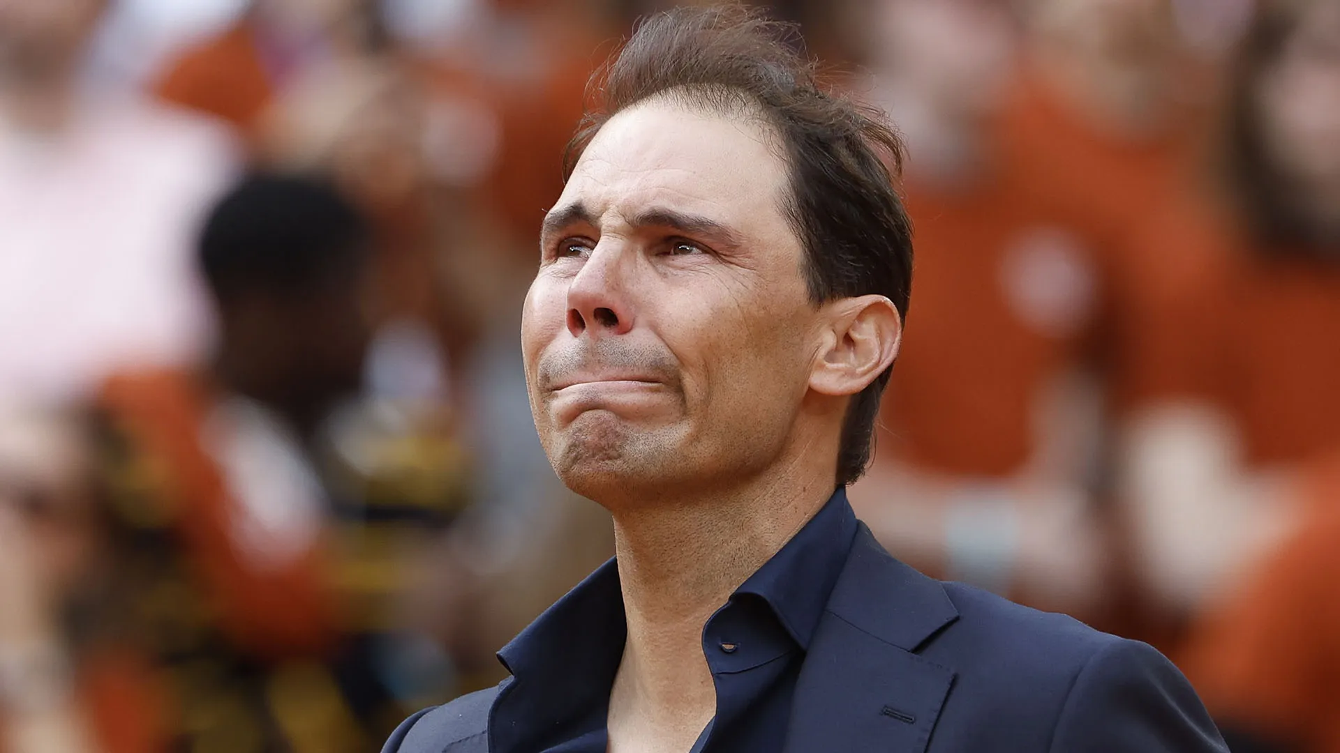 La celebrazione di Nadal è stata molto emozionante