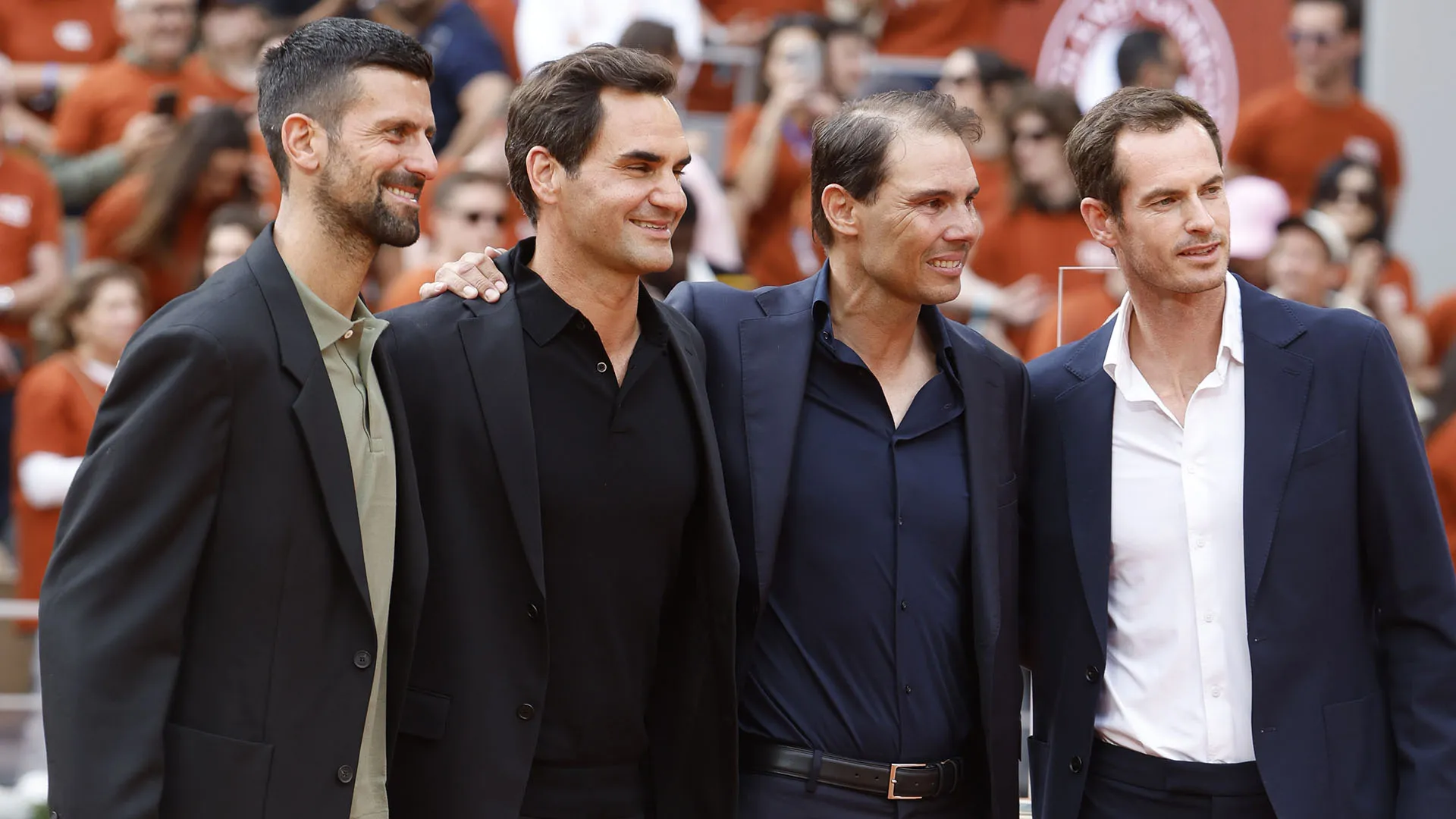 Roger Federer, Novak Djokovic e Andy Murray erano tutti lì