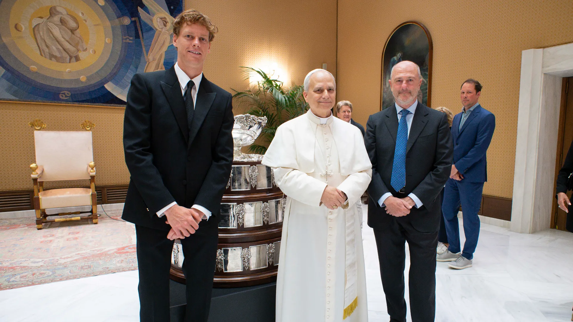 Nella mattinata di mercoledì ha incontrato in Vaticano Papa Leone XIV, noto appassionato di tennis