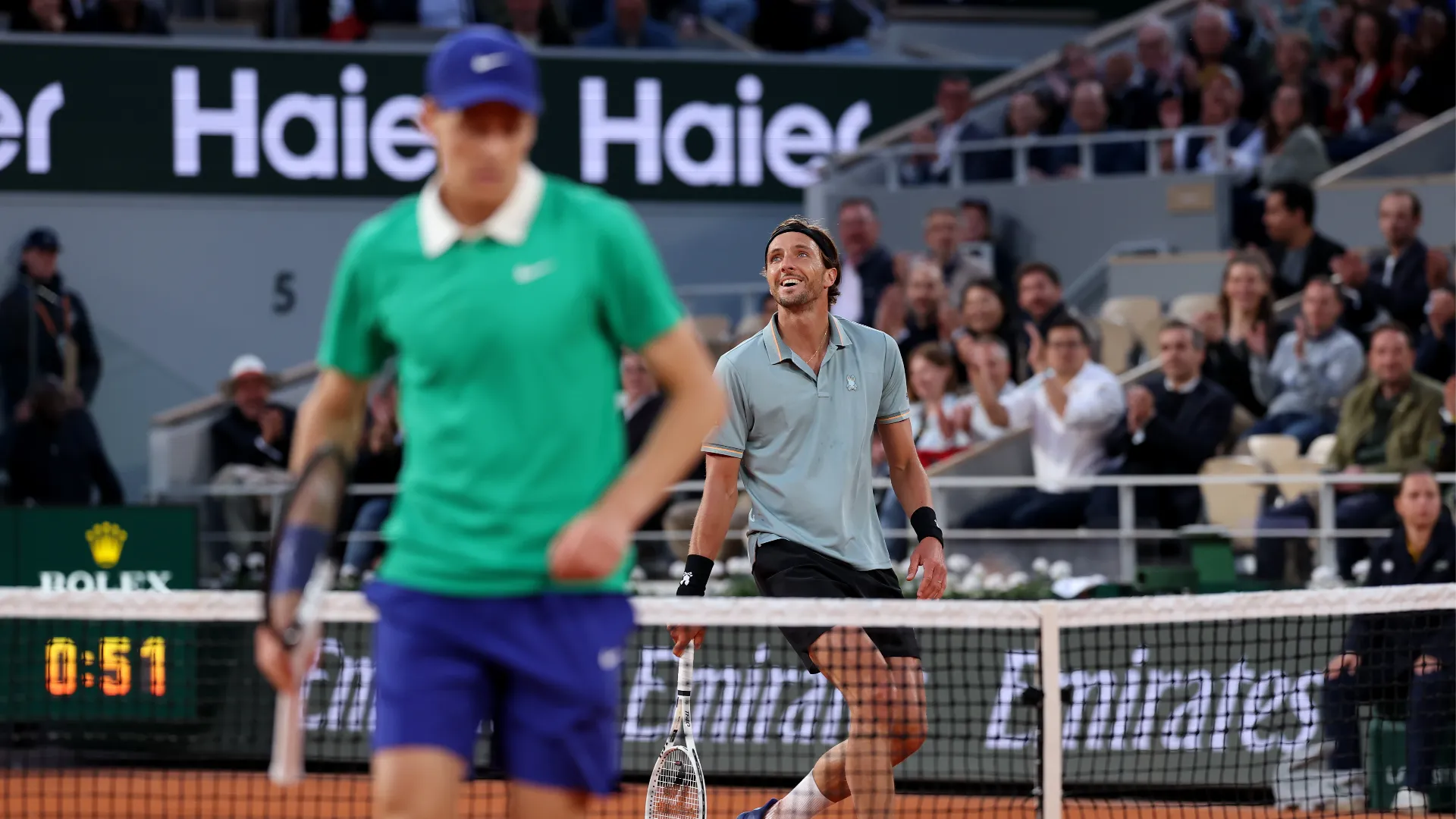 "Il primo match non è mai facile, sono contento di come ho gestito la situazione, soprattutto nel terzo set"