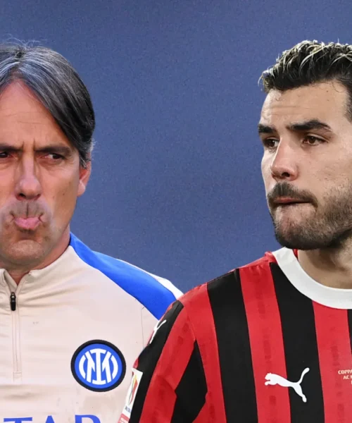 Simone Inzaghi e Theo Hernandez: incrocio possibile sul mercato. Foto