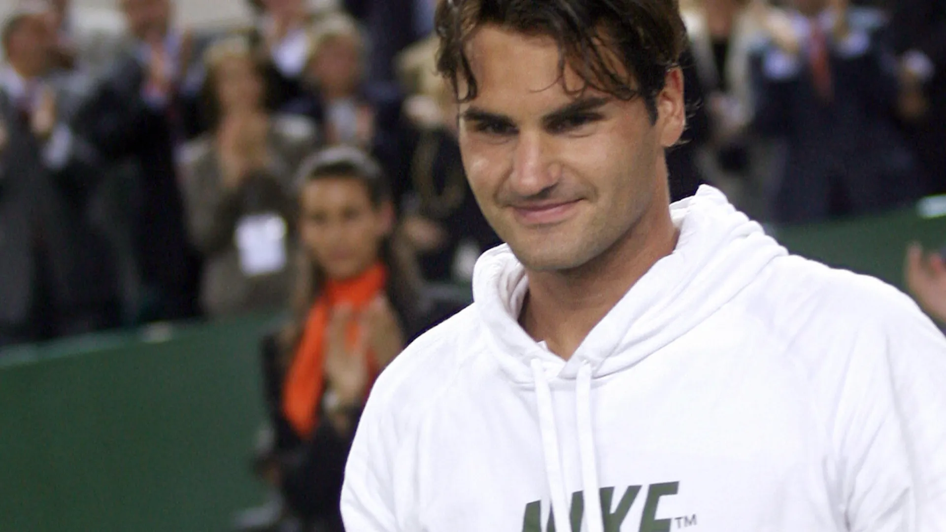 All'epoca Federer era imbattuto sull'erba da cinque anni, con una striscia di 48 vittorie consecutive
