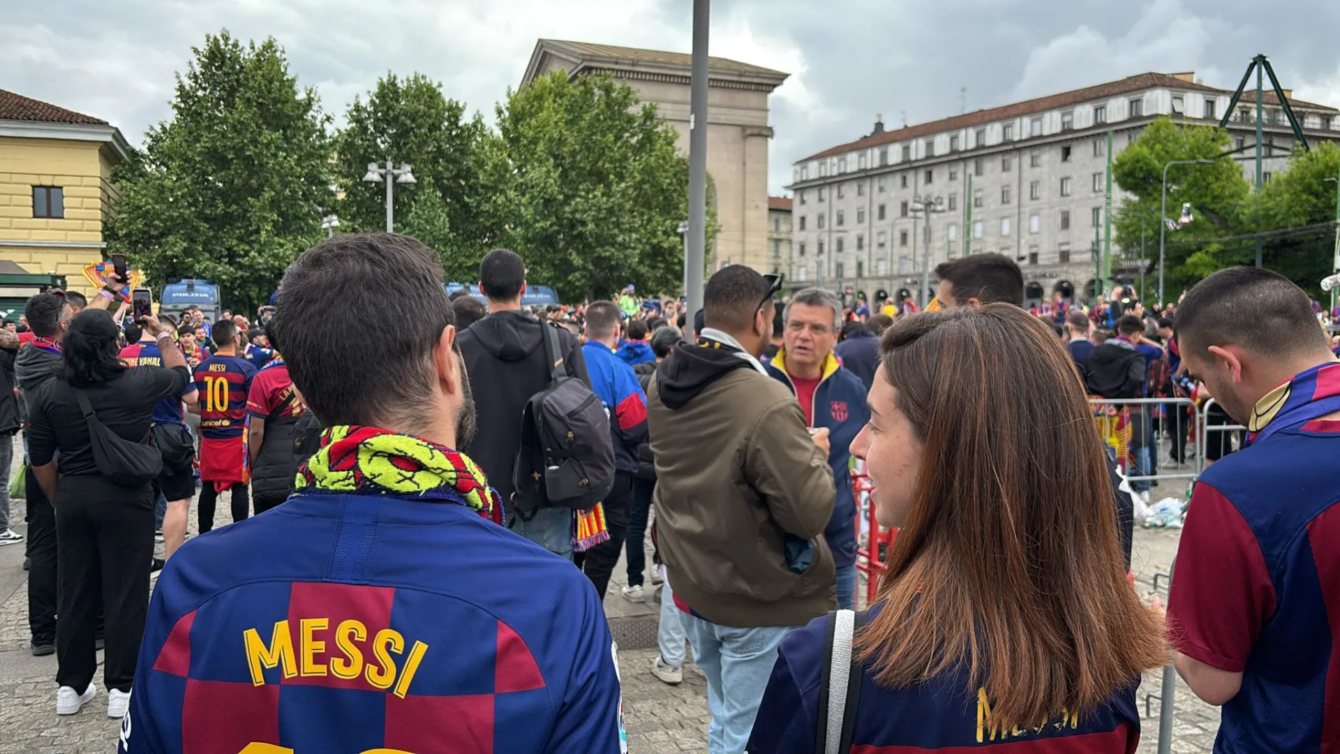 Immancabile la casacca di Lionel Messi, che ha lasciato il club 2021