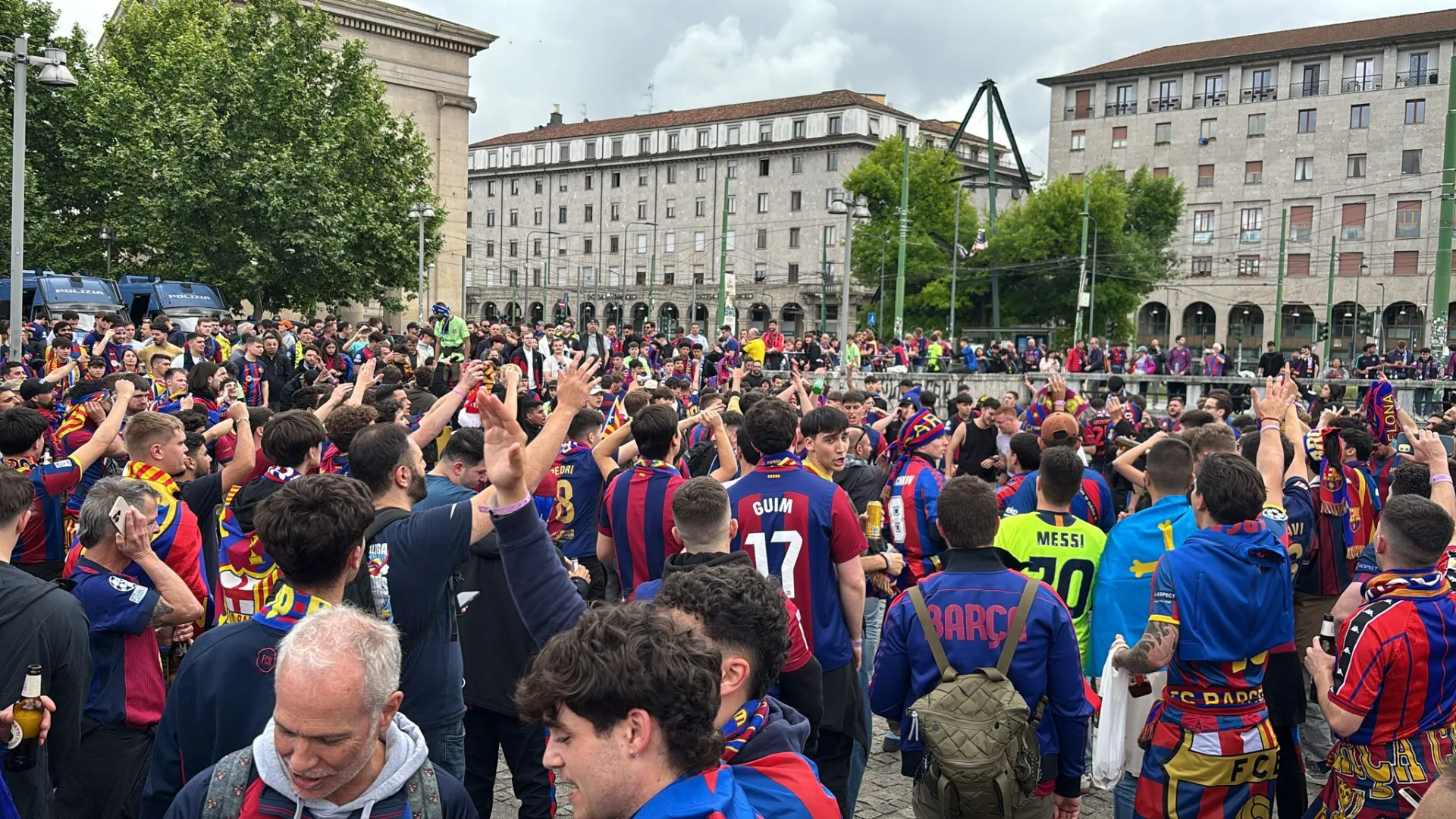Non si può dire che i sostenitori catalani non siano stati vicini in un momento così importante della stagione