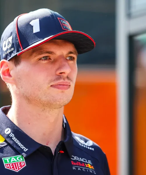 Max Verstappen criticato dopo il test con la Ferrari: le foto