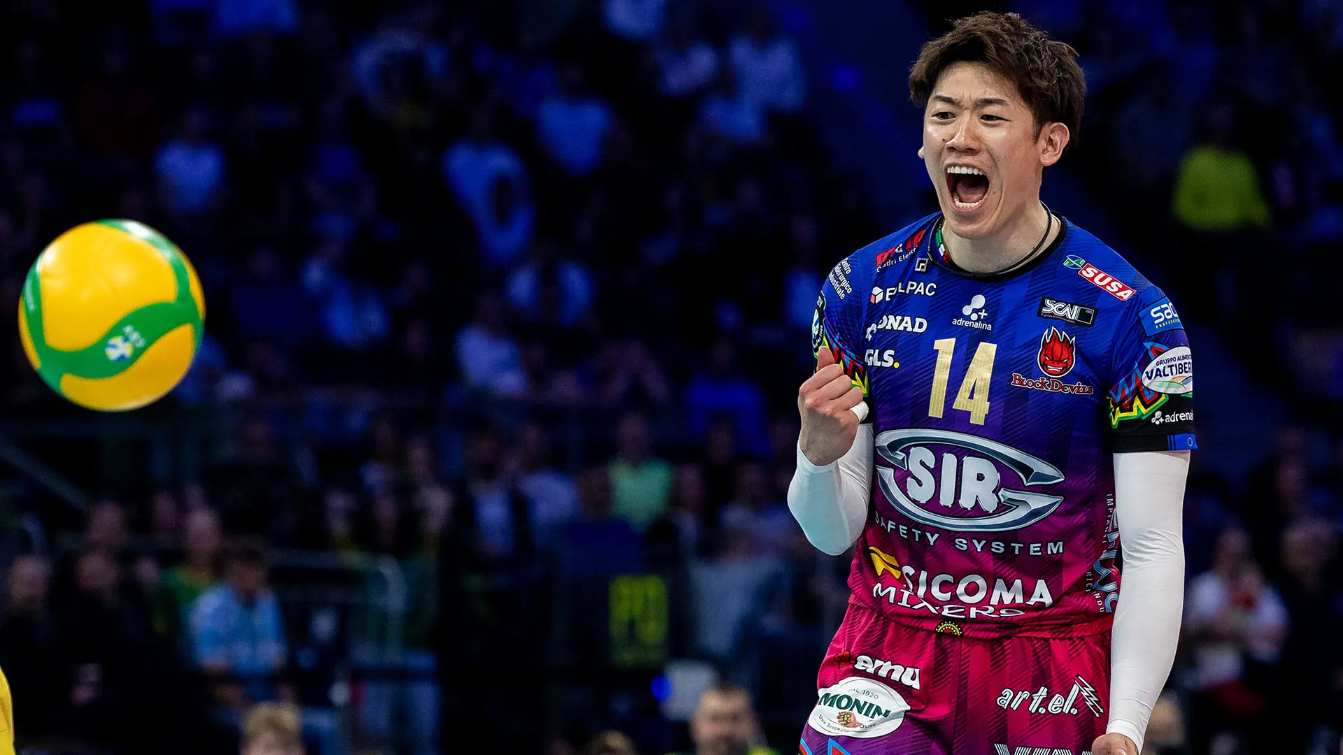 Ishikawa è stato il secondo top scorer di Perugia con 20 punti, dietro a Ben Tara (22)