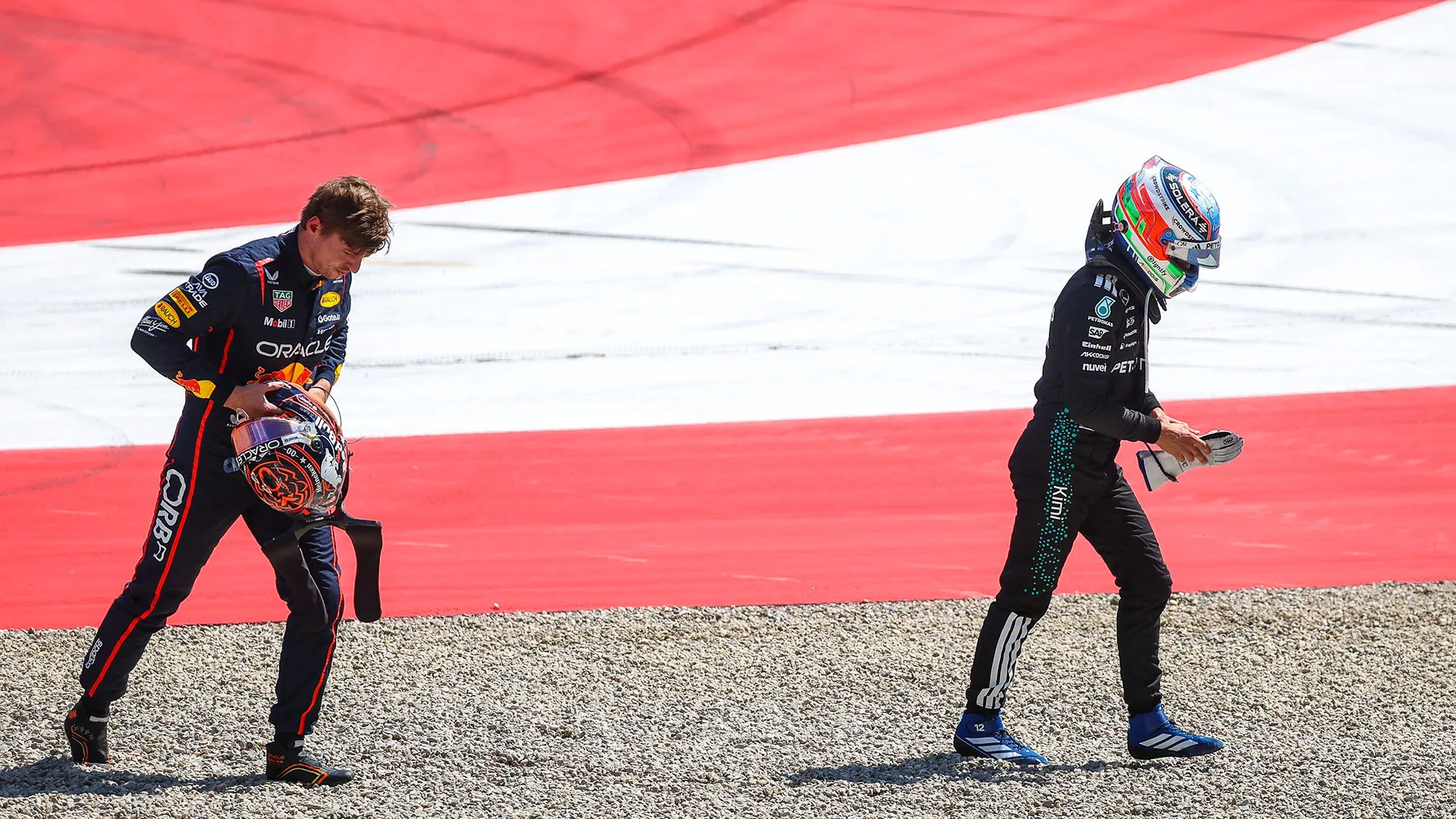 Il driver 18enne della Mercedes si è scusato con tutti i presenti