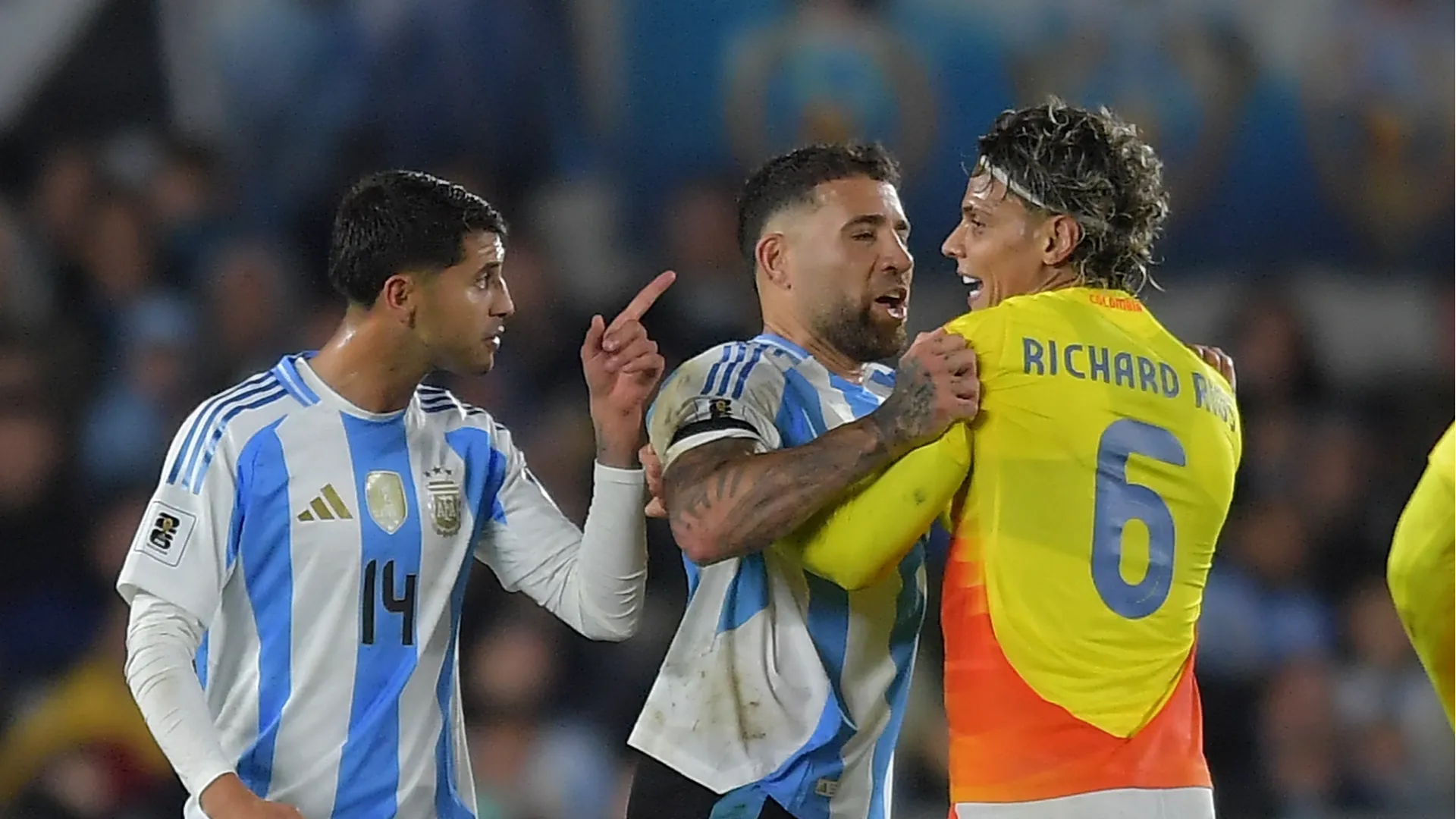 Argentina-Colombia è stato un match ad alta tensione