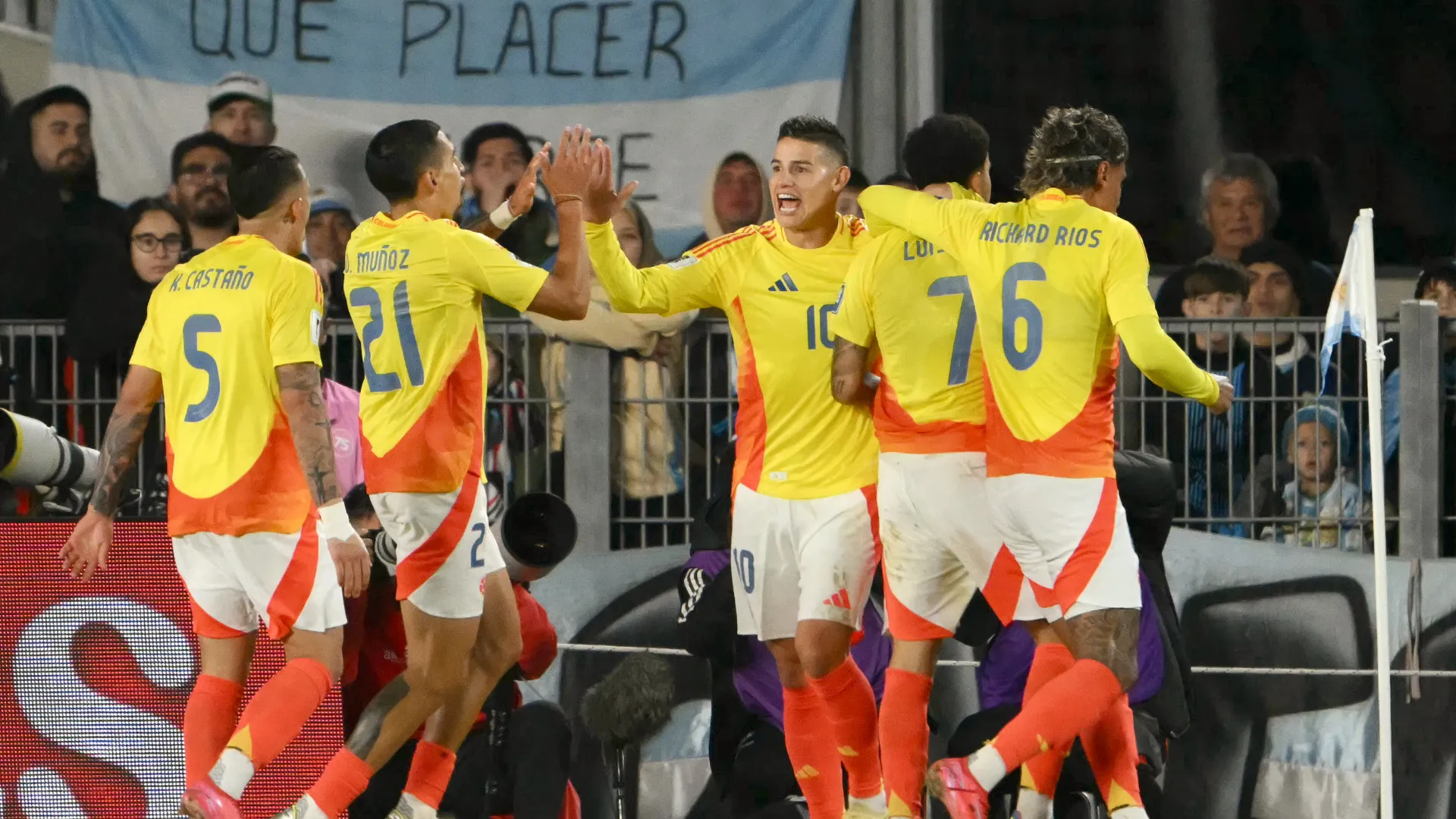 L'Argentina è già qualificata al prossimo mondiale, mentre la Colombia è al momento sesta e ancora in corsa