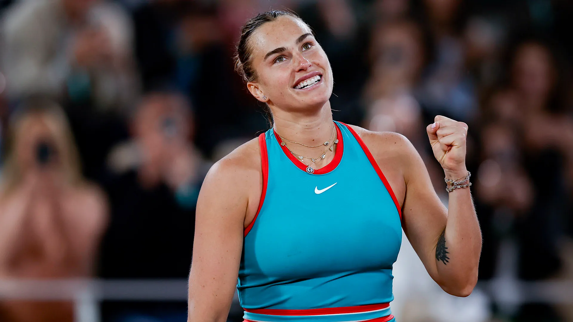 In semifinale la tennista bielorussa ha battuto in tre set la polacca Iga Swiatek, che ha vinto il torneo negli ultimi tre anni