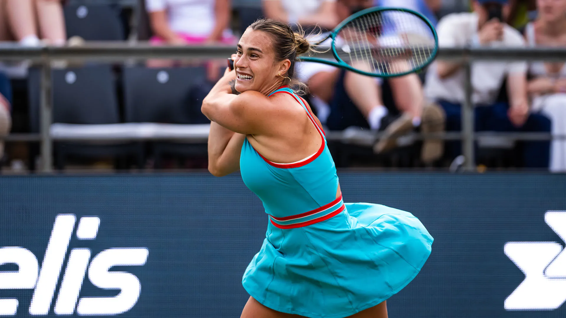 Sabalenka aveva vinto il primo set per 6-2 e si stava avviando ad una vittoria veloce