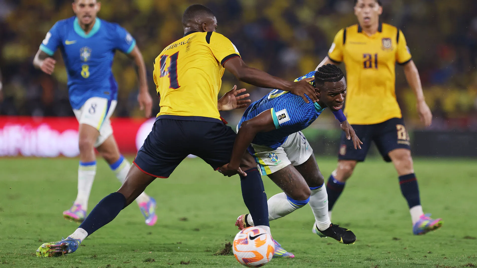Contro l'Ecuador, il Brasile ha creato pochissime occasioni