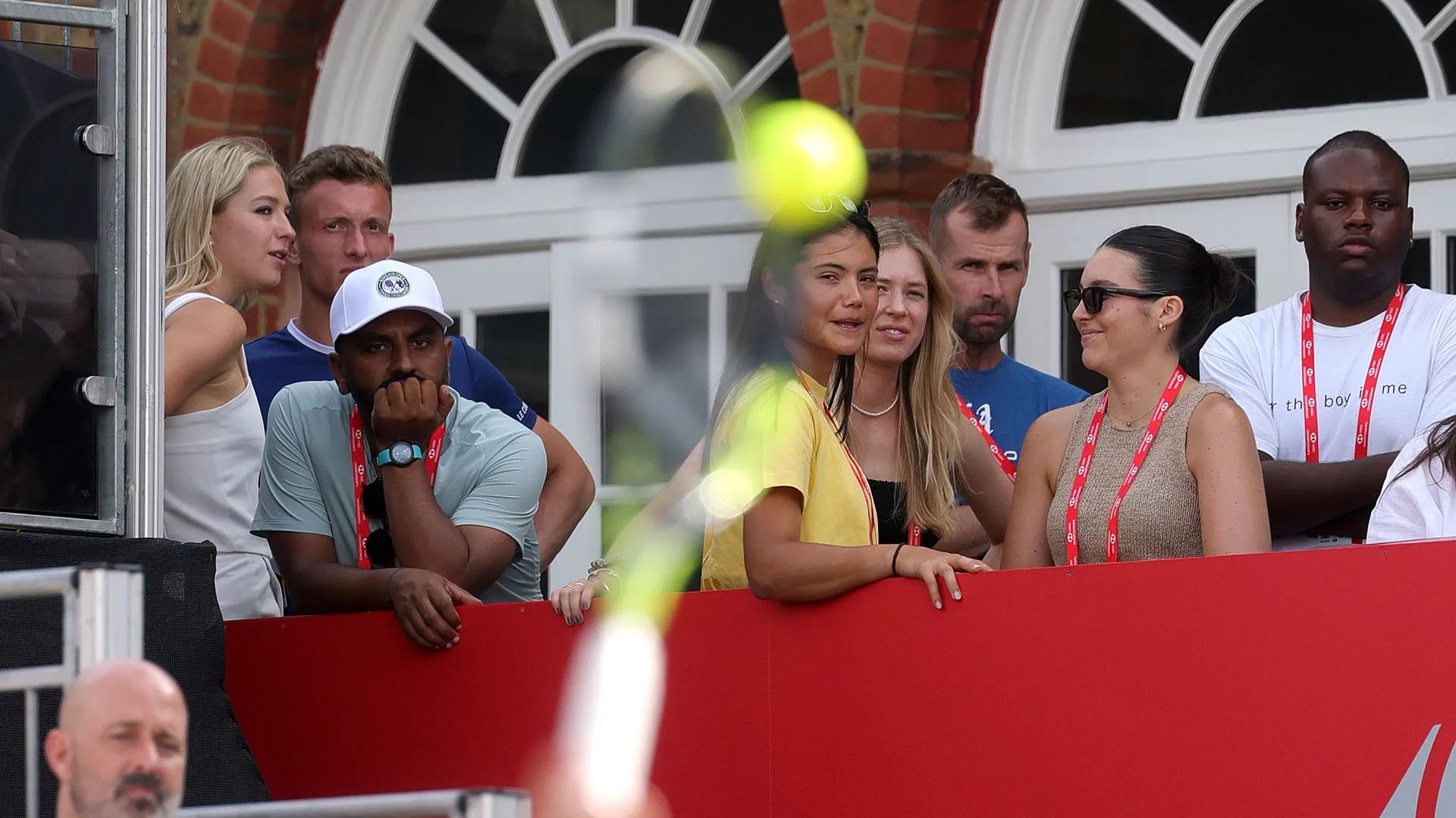 Raducanu è stata vista recentemente in tribuna durante una partita di Alcaraz al torneo al Queen's Club