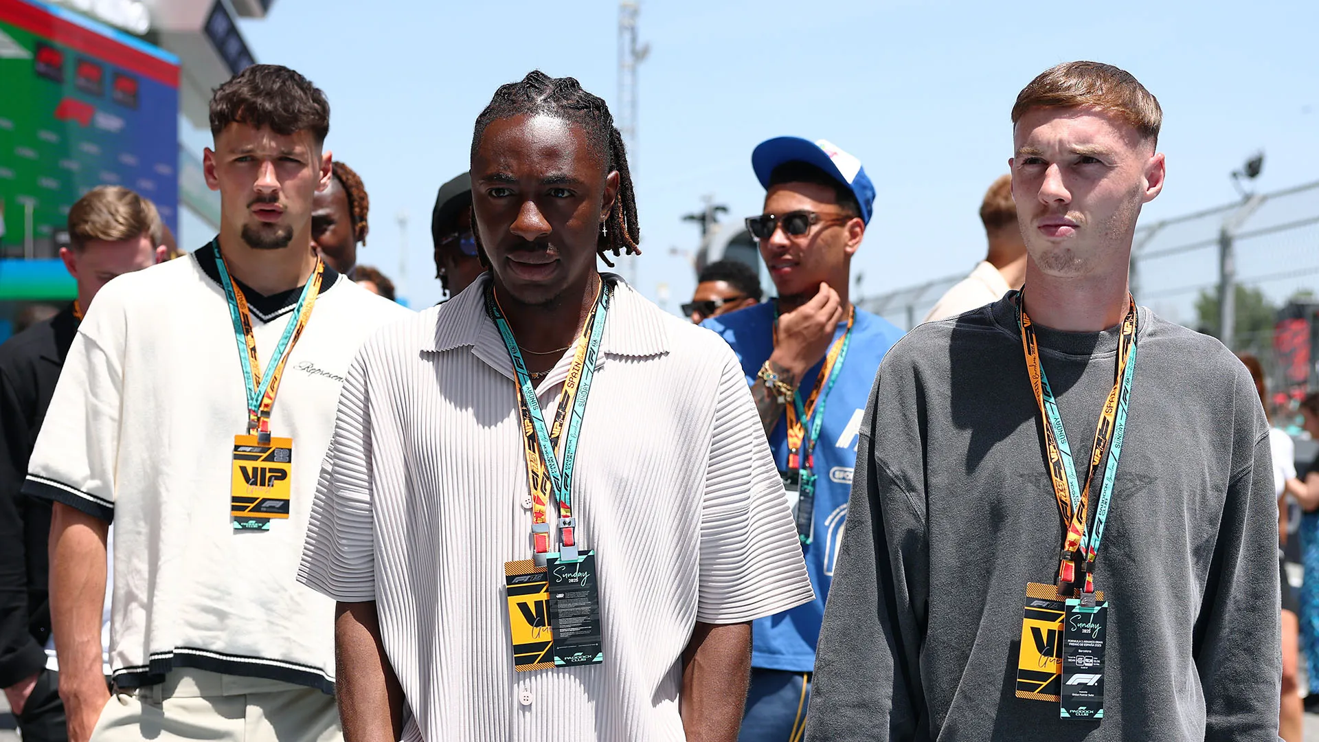 Le stelle hanno avuto la possibilità di girare nei paddock
