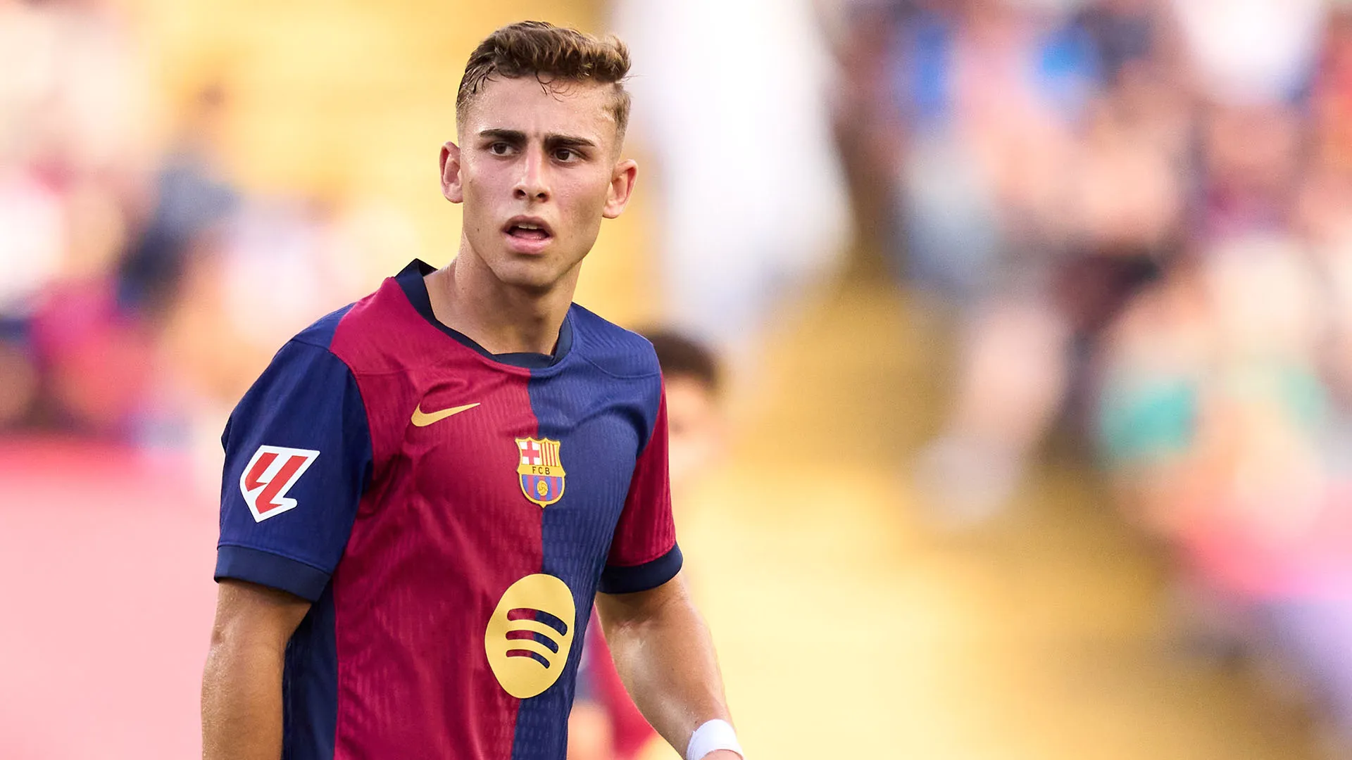 Fermin Lopez nelle interviste più recenti ha detto di vedersi sempre al Barcellona anche in futuro