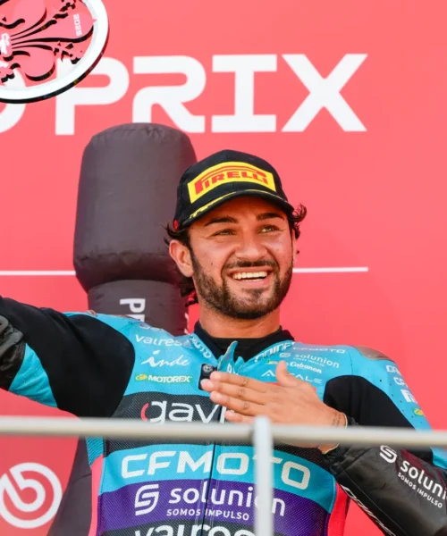 Moto3, Dennis Foggia torna sul podio e si commuove