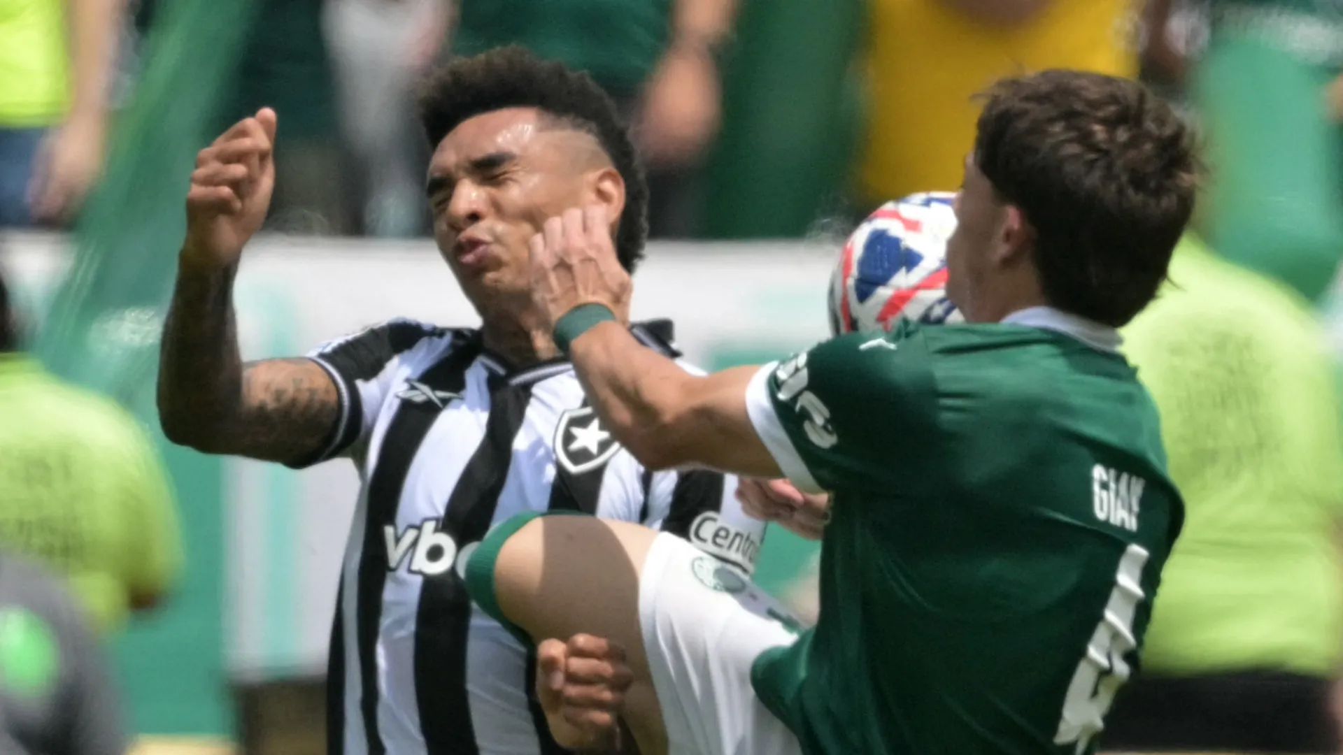 I due si sono affrontati durante Palmeiras-Botafogo, sfida valida per gli ottavi di finale del Mondiale per Club
