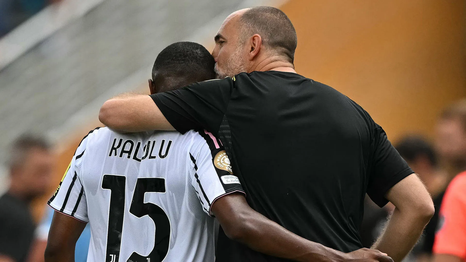 Tudor ha consolato Kalulu a fine partita