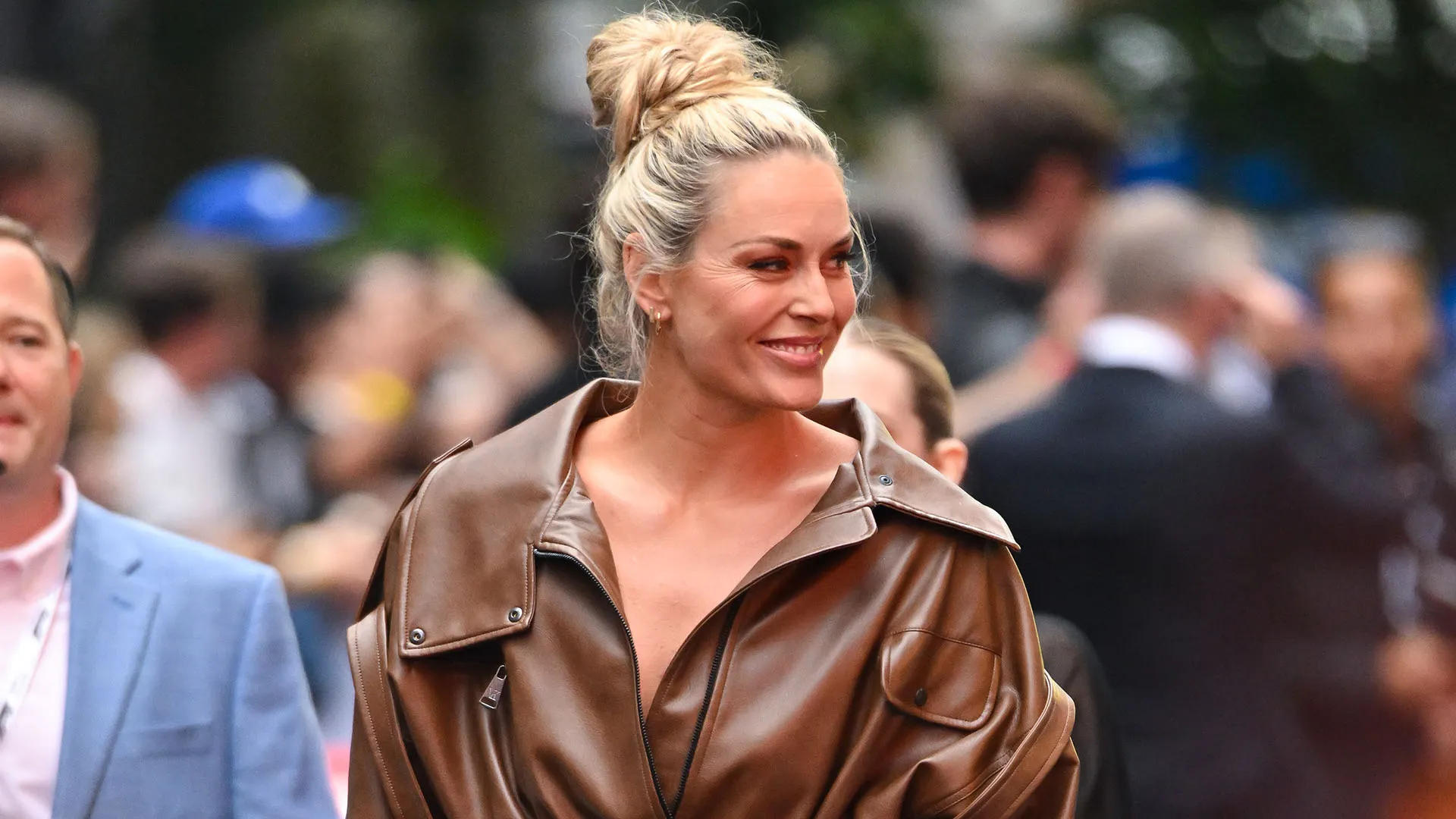 La sciatrice statunitense era presente alla première del film di Brad Pitt "F1"