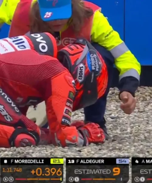 Marc Marquez al centro medico dopo la dolorosa doppia caduta a 200 all’ora: le sue condizioni