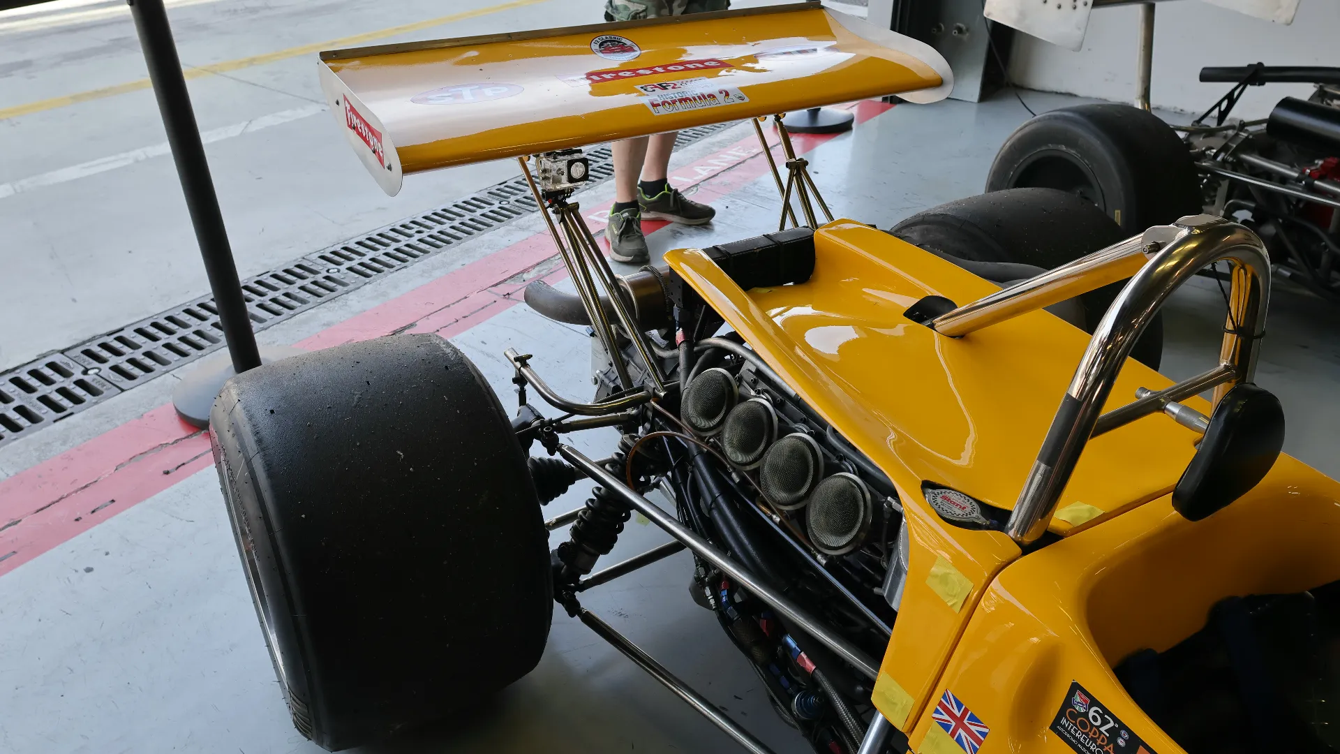 La 712 di Peterson era spinta da un motore Cosworth