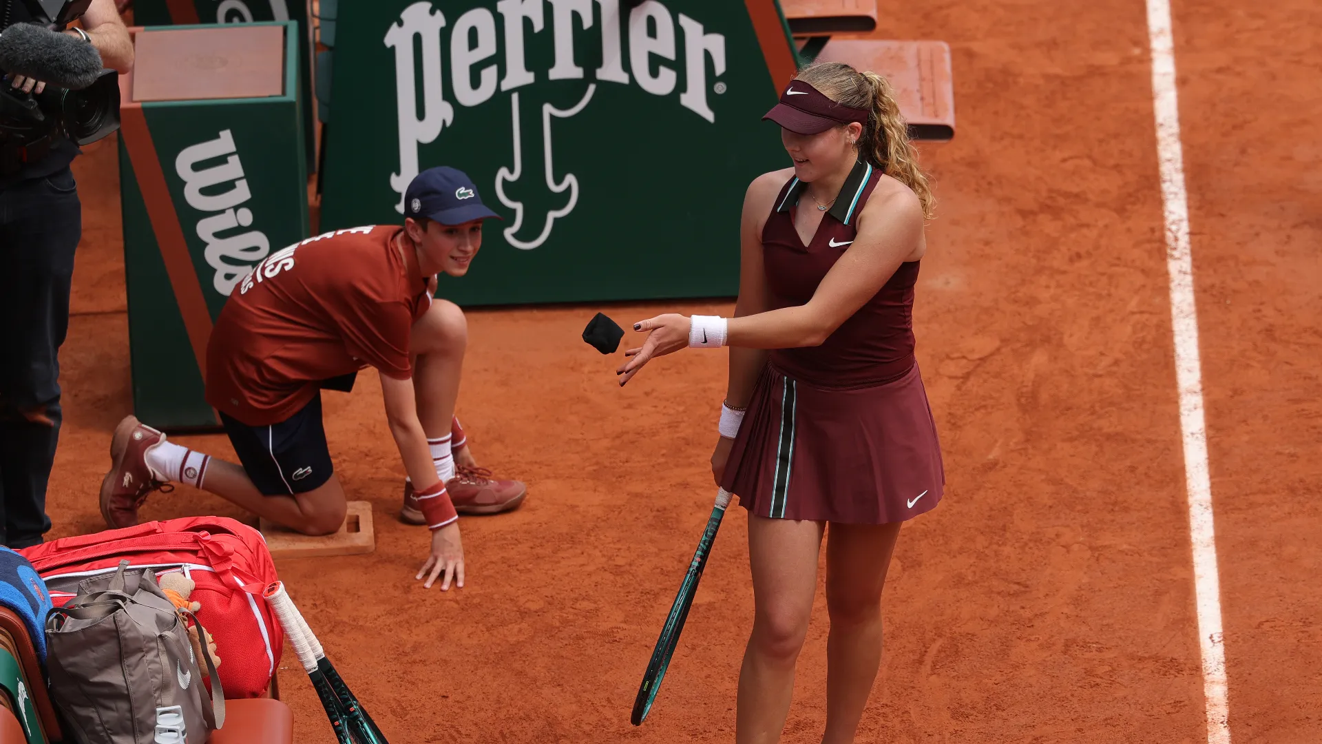 Mercoledì affronterà Lois Boisson per un posto in semifinale