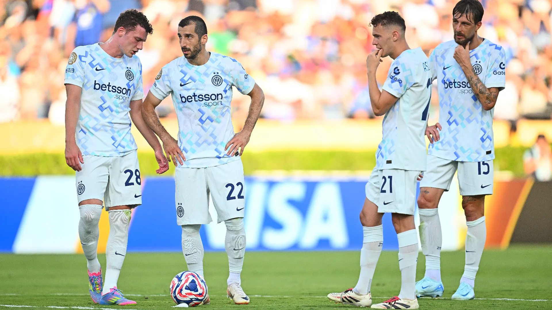 ... dopo 25 minuti Acerbi e i suoi compagni erano già sotto nel punteggio... 