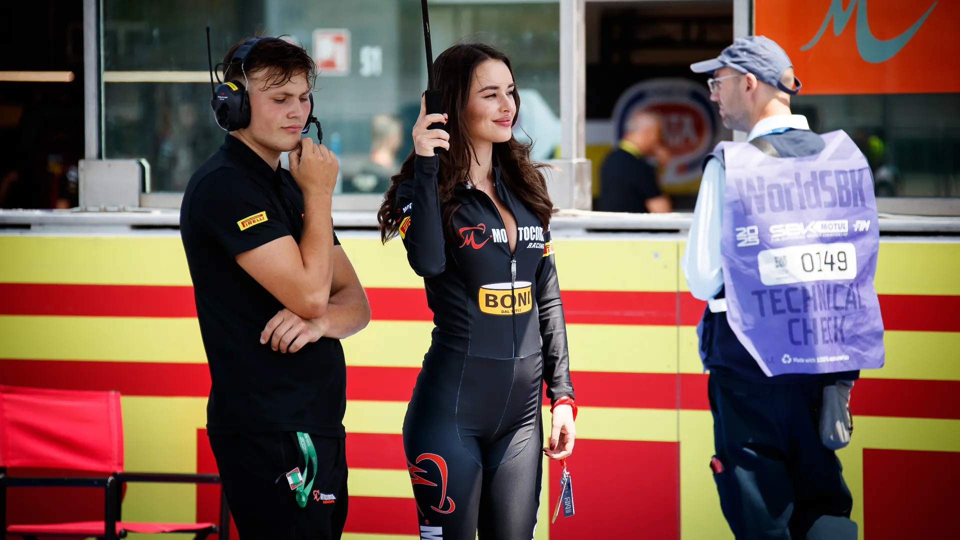 ... tra queste Patrizia Zylka, schierata in Romagna dal Motocorsa Racing Team